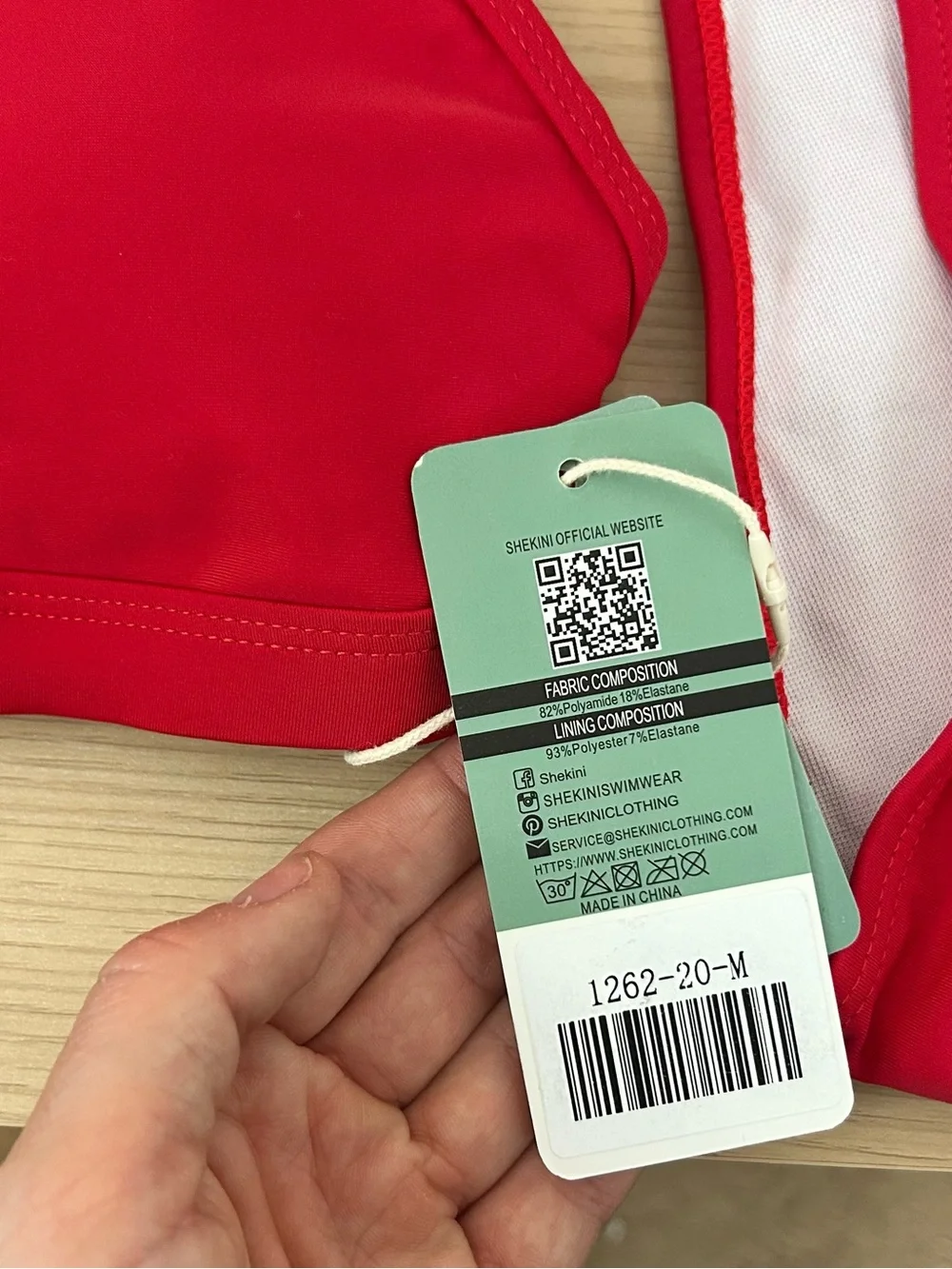 Red Ruffle V-Neck Bikini Set - Women Swim - Picture 9 of 9